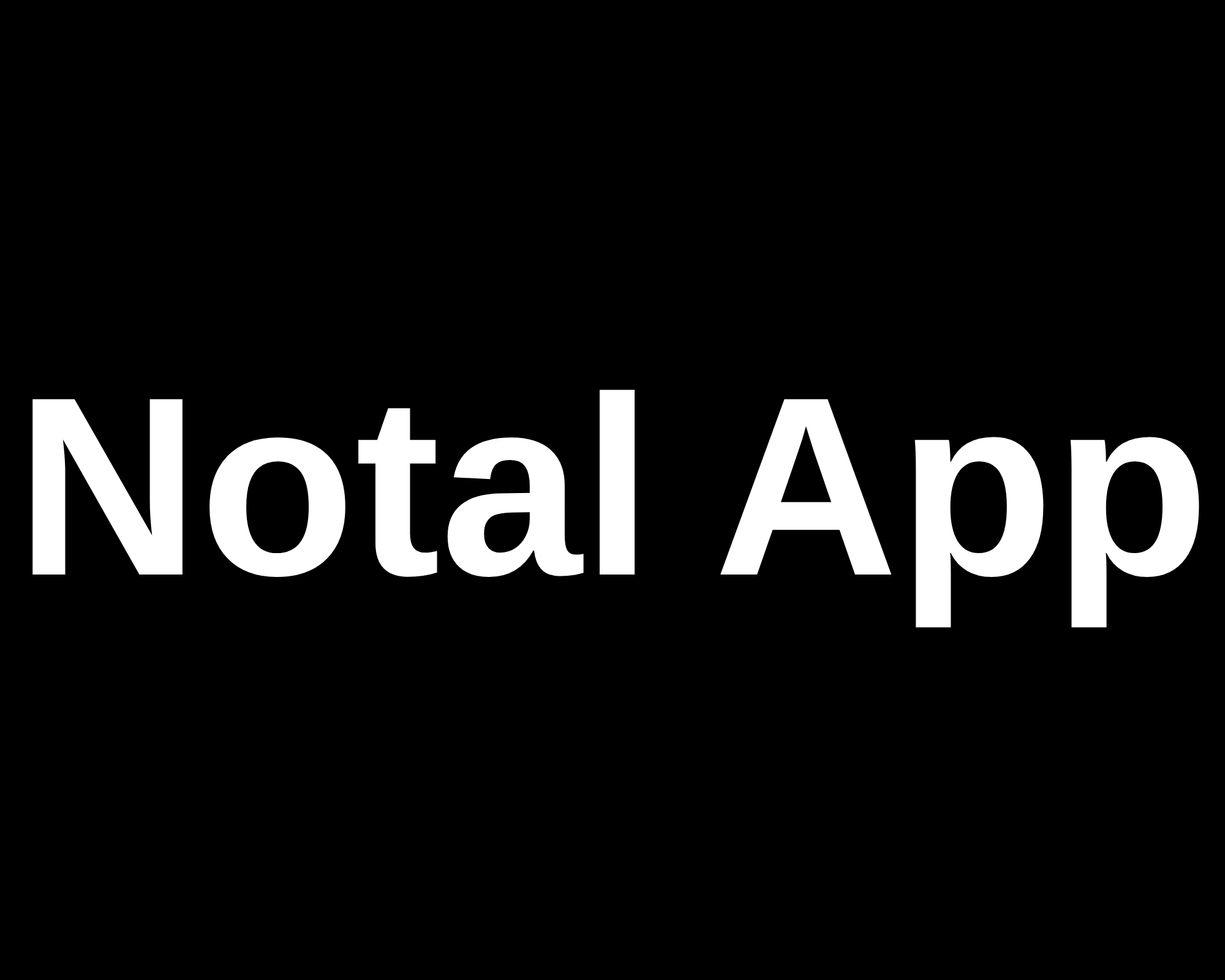 Notal APP